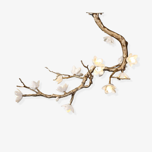 Brass Flower Branch Chandelier - DWHOME