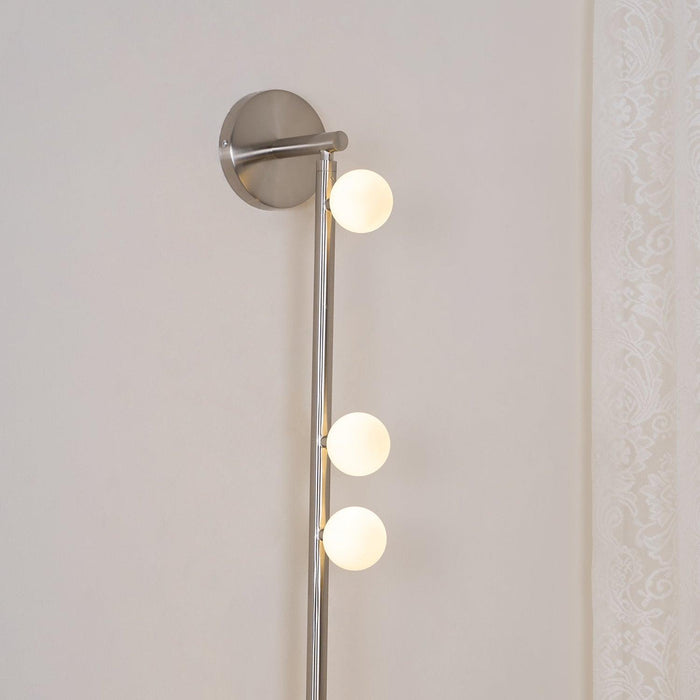 Brass Glass Tube Plug-in Wall Lamp - DWHOME