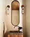 Brass Glass Tube Wall Lamp-DWHOME