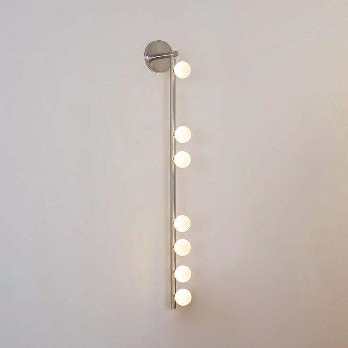 Brass Glass Tube Plug-in Wall Lamp - DWHOME