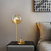 Brass Globular Table Lamp-DWHOME