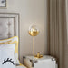 Brass Globular Table Lamp-DWHOME