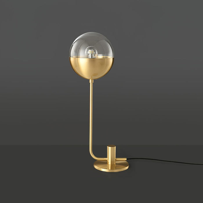 Brass Globular Table Lamp-DWHOME
