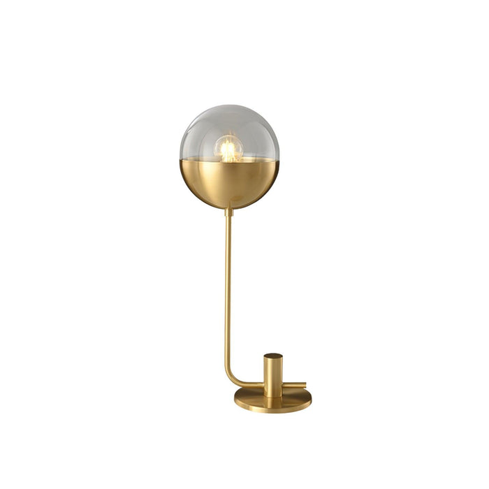Brass Globular Table Lamp-DWHOME