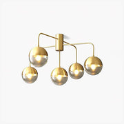 Brass Globulars Ceiling Lamp-DWHOME