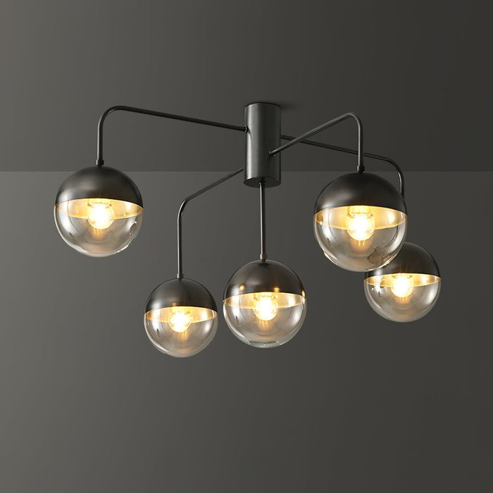 Brass Globulars Ceiling Lamp-DWHOME