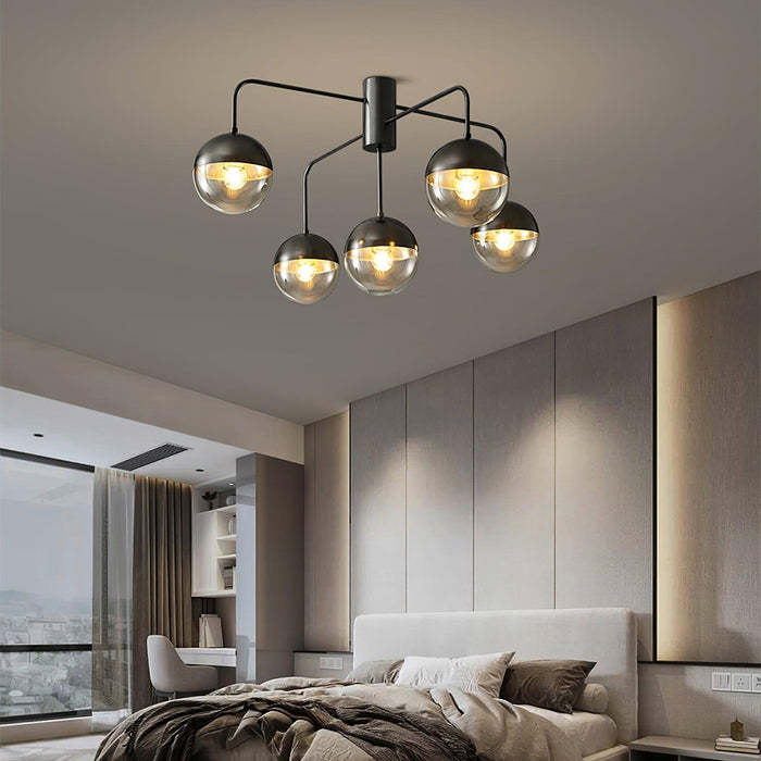 Brass Globulars Ceiling Lamp-DWHOME