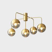 Brass Globulars Ceiling Lamp-DWHOME
