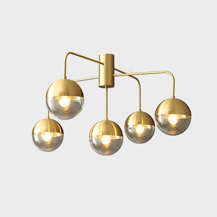 Brass Globulars Ceiling Lamp-DWHOME