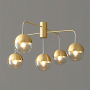 Brass Globulars Ceiling Lamp-DWHOME