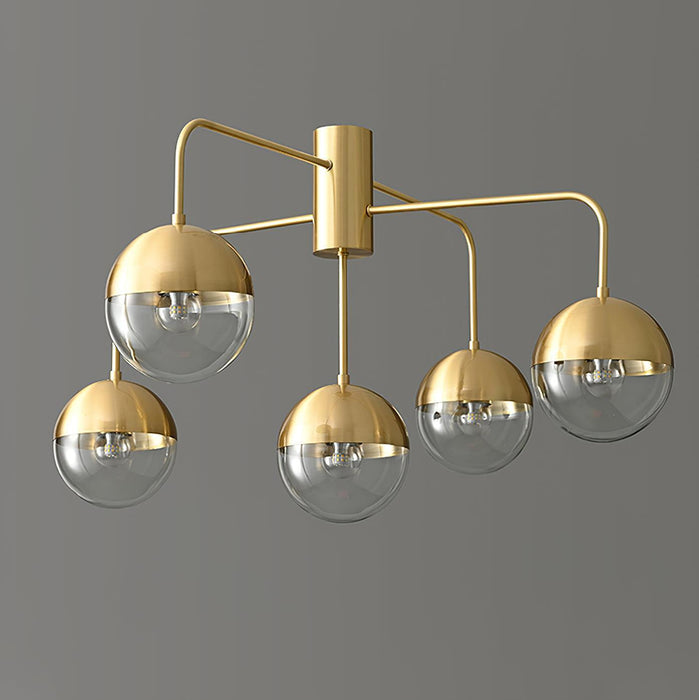 Brass Globulars Ceiling Lamp-DWHOME
