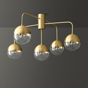 Brass Globulars Ceiling Lamp-DWHOME