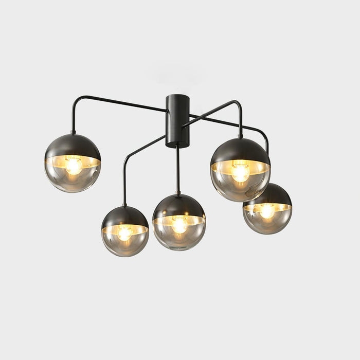 Brass Globulars Ceiling Lamp-DWHOME