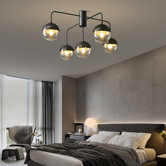 Brass Globulars Ceiling Lamp-DWHOME