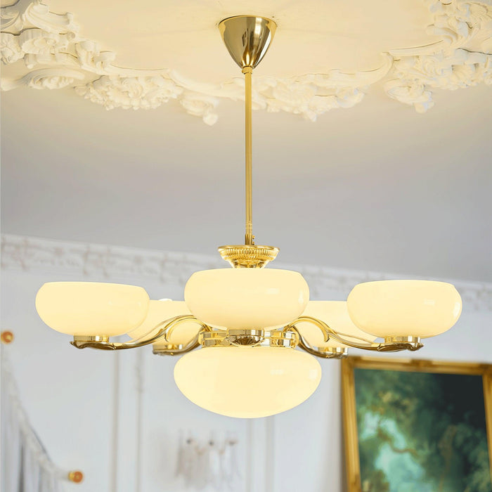 Brass Radiance Orb Chandelier - DWHOME