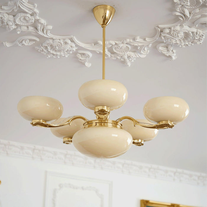 Brass Radiance Orb Chandelier - DWHOME