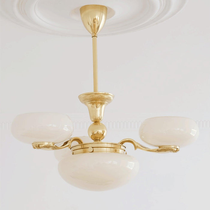 Brass Radiance Orb Chandelier - DWHOME