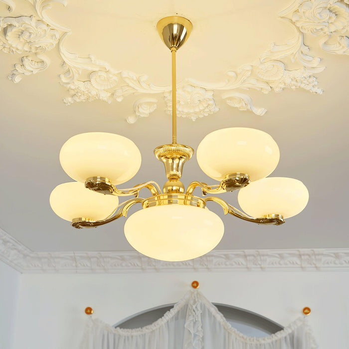 Brass Radiance Orb Chandelier - DWHOME