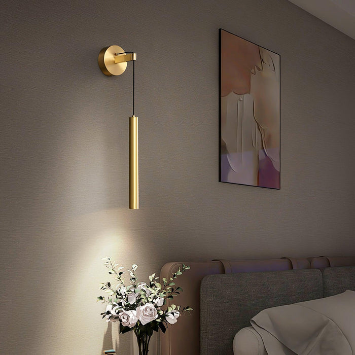 Brass Line Wall Light.