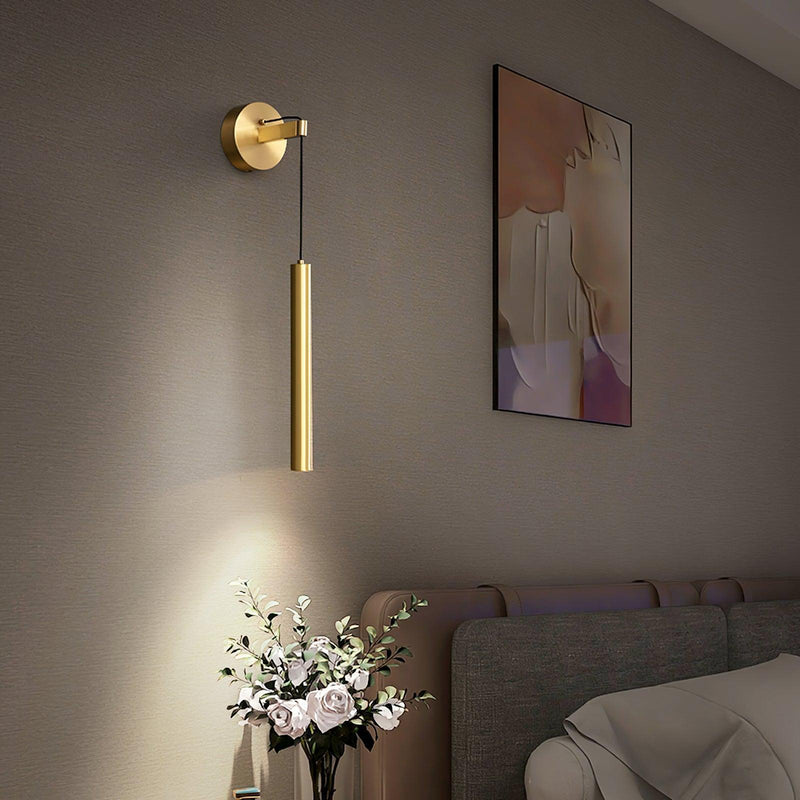 Brass Line Wall Light-DWHOME