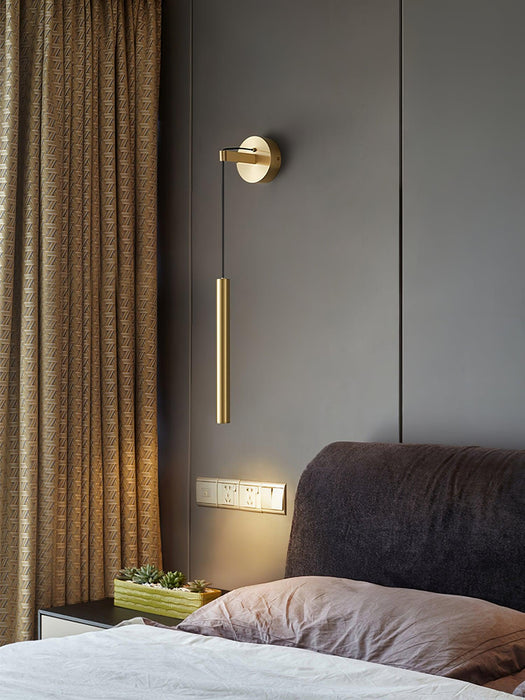 Brass Line Wall Light.