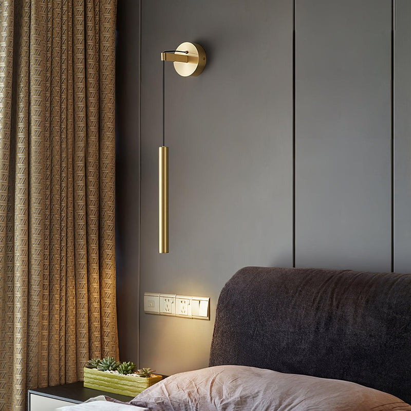 Brass Line Wall Light-DWHOME