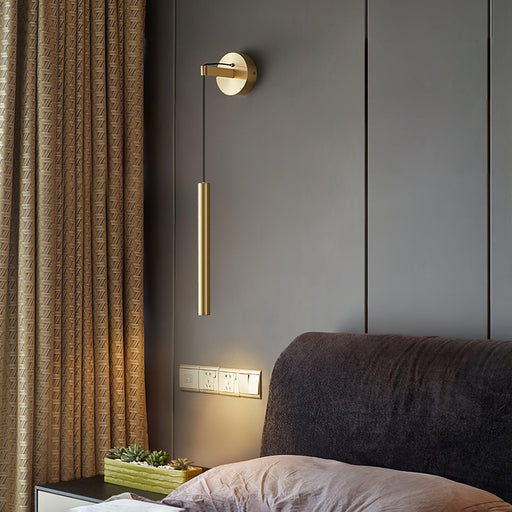 Brass Line Wall Light-DWHOME