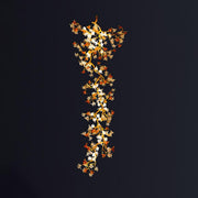 Brass Maple Branch Chandelier-DWHOME