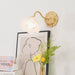 Brass Rose Wall Light-DWHOME