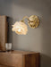 Brass Rose Wall Light.