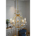 Brass Scrolls Chandelier-DWHOME