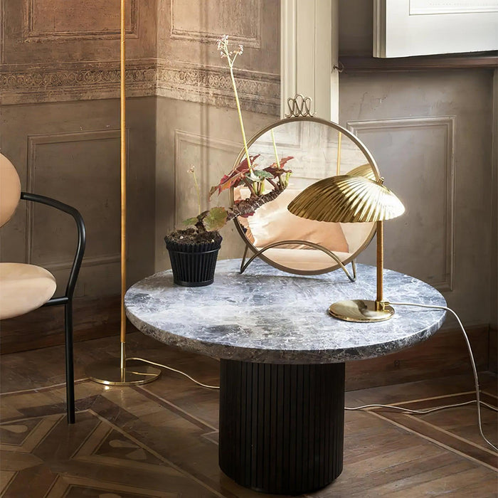 Brass Shell Table Lamp-DWHOME
