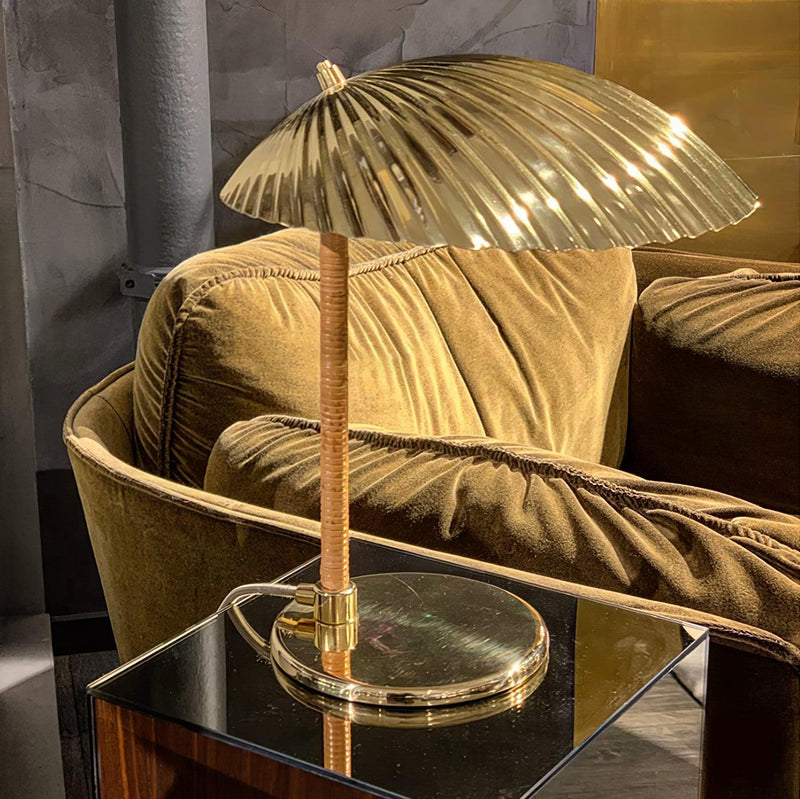 Brass Shell Table Lamp-DWHOME