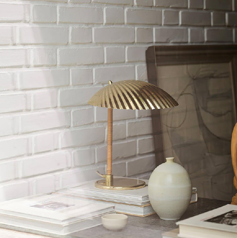 Brass Shell Table Lamp-DWHOME