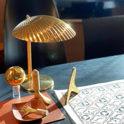 Brass Shell Table Lamp-DWHOME