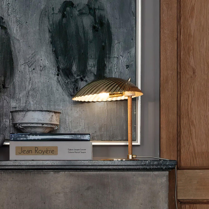 Brass Shell Table Lamp-DWHOME