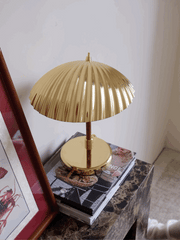 Brass Shell Table Lamp-DWHOME