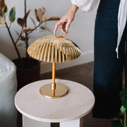 Brass Shell Table Lamp-DWHOME