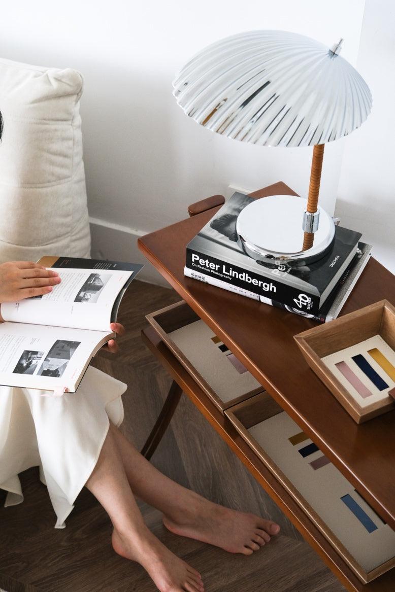 Brass Shell Table Lamp-DWHOME