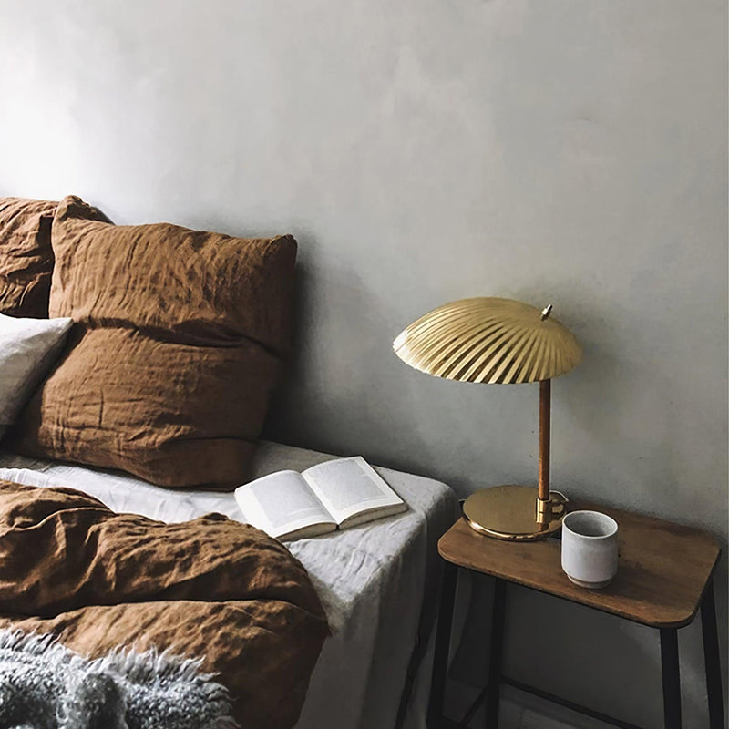 Brass Shell Table Lamp-DWHOME