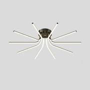 Brass Starbursts Ceiling Lamp-DWHOME
