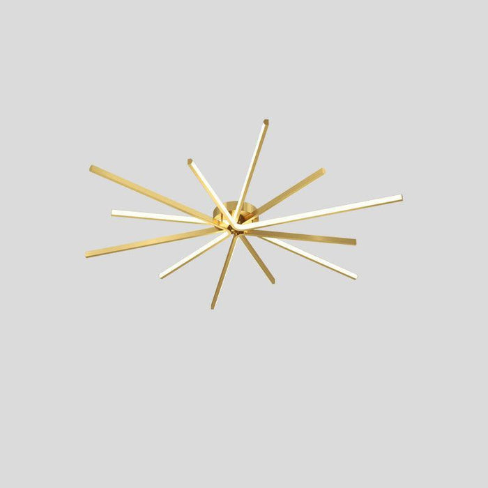 Brass Starbursts Ceiling Lamp - DWHOME