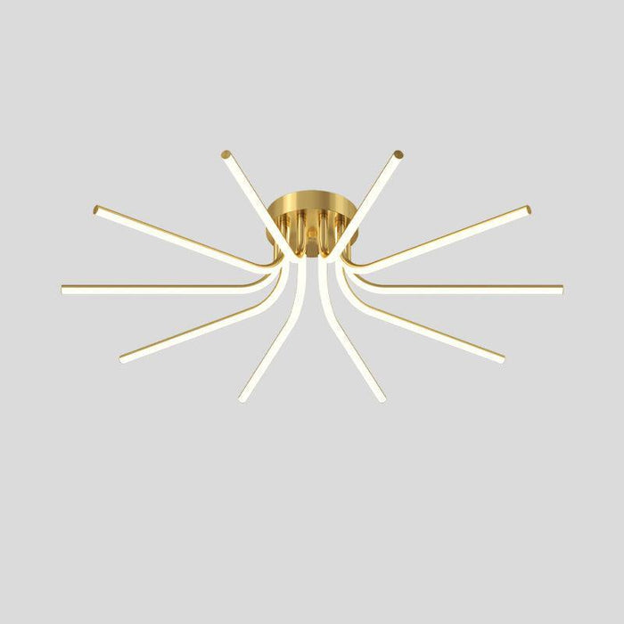 Brass Starbursts Ceiling Lamp - DWHOME