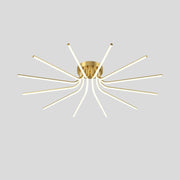 Brass Starbursts Ceiling Lamp-DWHOME