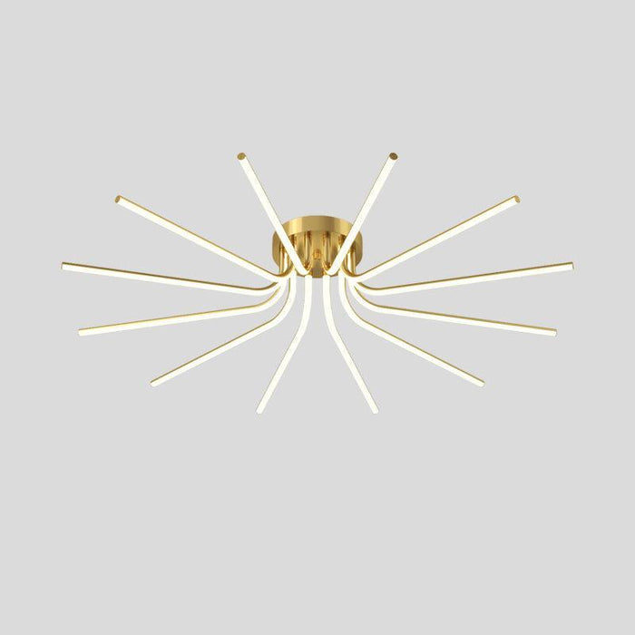 Brass Starbursts Ceiling Lamp - DWHOME