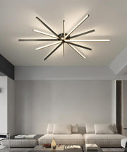Brass Starbursts Ceiling Lamp-DWHOME