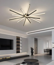 Brass Starbursts Ceiling Lamp-DWHOME