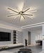 Brass Starbursts Ceiling Lamp - DWHOME