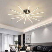 Brass Starbursts Ceiling Lamp-DWHOME