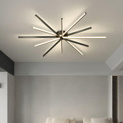 Brass Starbursts Ceiling Lamp-DWHOME
